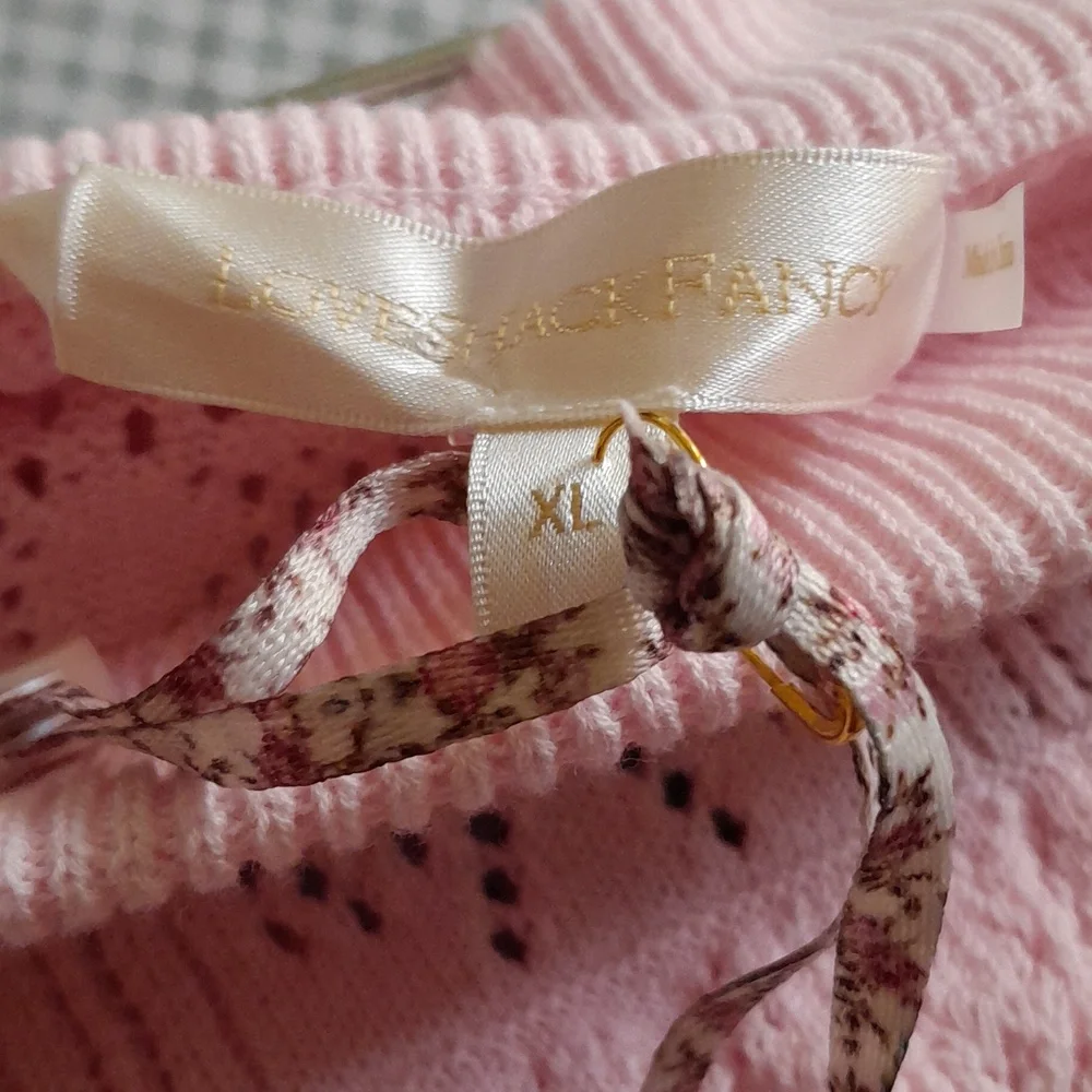 NEW LOVESHACKFANCY  Baudin Mini Skirt In Ballerina Pink Size XL - Picture 10 of 13